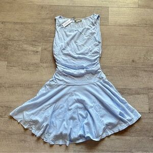 NWT Velvet by Graham & Spencer Light Blue Sleeveless Mini Dress